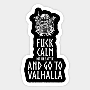 Go To Valhalla Sticker